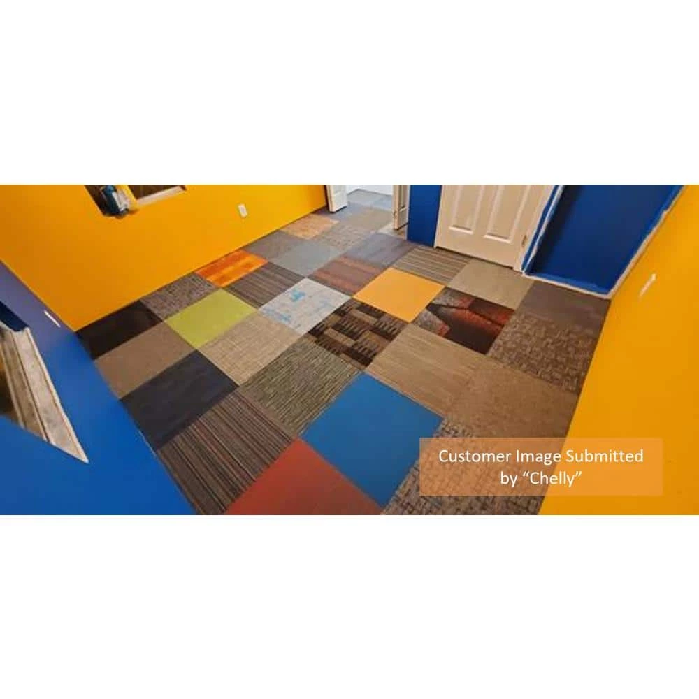 Versatile Assorted Residential/Commercial 24 in. x 24 Peel and Stick Carpet Tile (10 Tiles/Case) 40 sq. ft. by TrafficMaster - Image 3