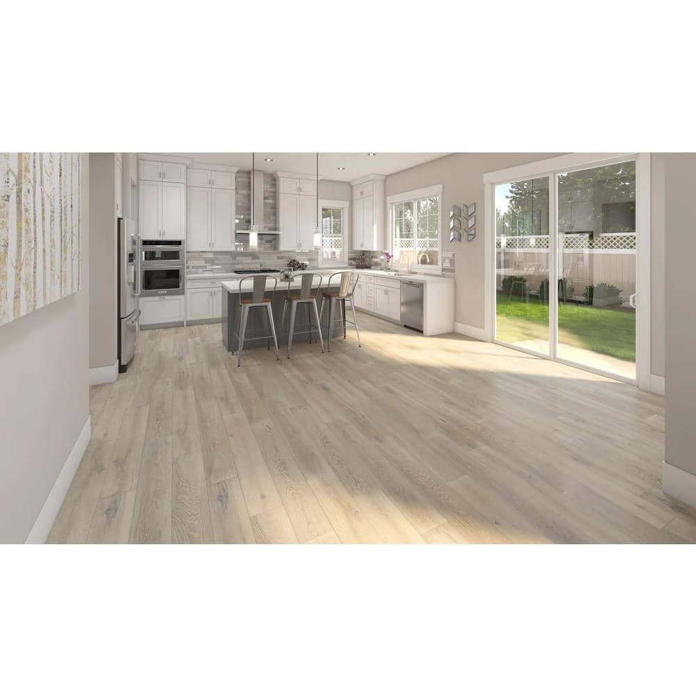 Camden Lake Oak 7 mm T x 8.03 in. W Laminate Wood Flooring (23.91 sq.ft/Case) by TrafficMaster - Image 6