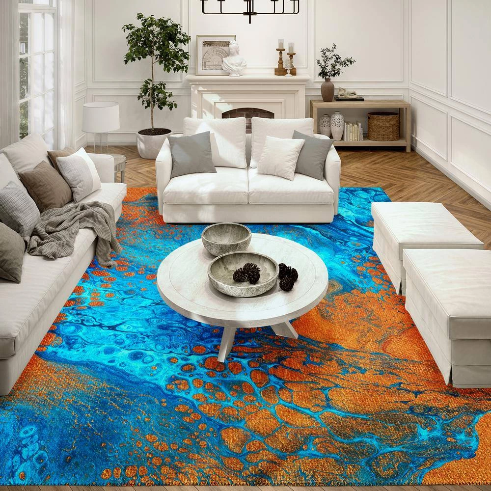 Copeland Bermuda 8 ft. x 10 ft. Abstract Area Rug by Addison Rugs - Image 8