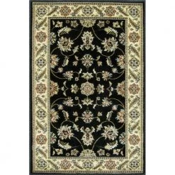 Kazmir Black 3 ft. x 4 ft. Precut Scatter Rug by TrafficMaster