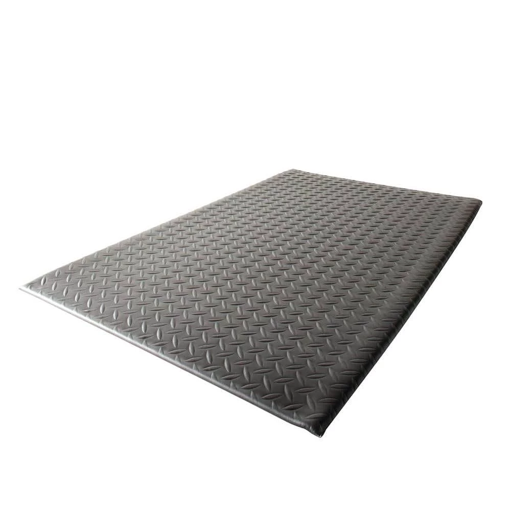 Black 24 in. x 36 in. Anti-Fatigue Vinyl Foam Commercial Mat by TrafficMaster - Image 3