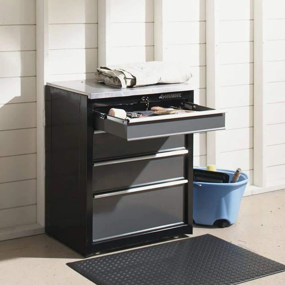 Black 24 in. x 36 in. Anti-Fatigue Vinyl Foam Commercial Mat by TrafficMaster - Image 2