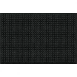 Black 48 in. x 72 in. Synthetic Fiber and Recycled Rubber Commercial Door Mat by TrafficMaster