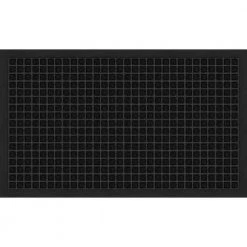Embossed Black 18 in. x 30 in. Door Mat by TrafficMaster