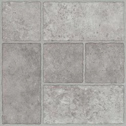 Bodden Bay 12 in. x 12 in. Grey Peel and Stick Vinyl Tile (30 sq. ft. / case) by TrafficMaster