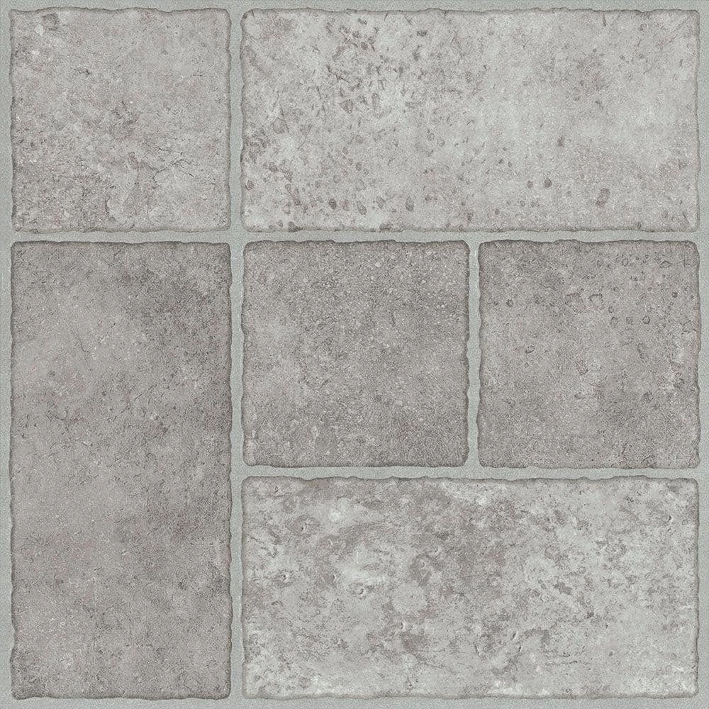 Bodden Bay 12 in. x 12 in. Grey Peel and Stick Vinyl Tile (30 sq. ft. / case) by TrafficMaster