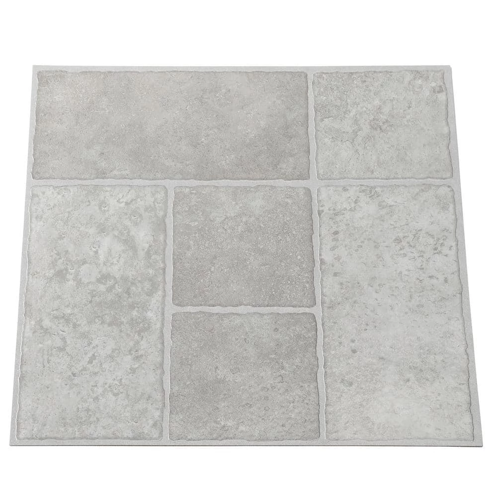Bodden Bay 12 in. x 12 in. Grey Peel and Stick Vinyl Tile (30 sq. ft. / case) by TrafficMaster - Image 6