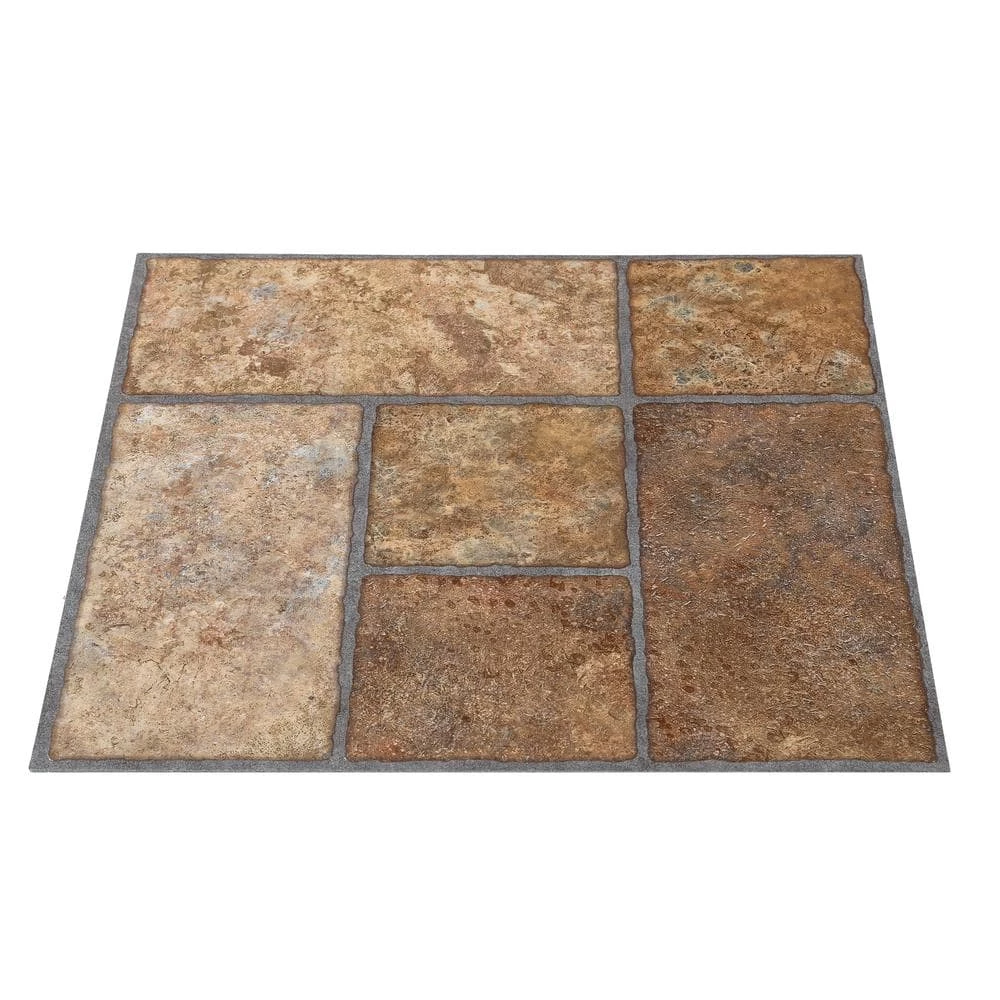 Bodden Bay 12 in. x 12 in. Terra Cotta Peel and Stick Vinyl Tile (30 sq. ft. / case) by TrafficMaster - Image 5