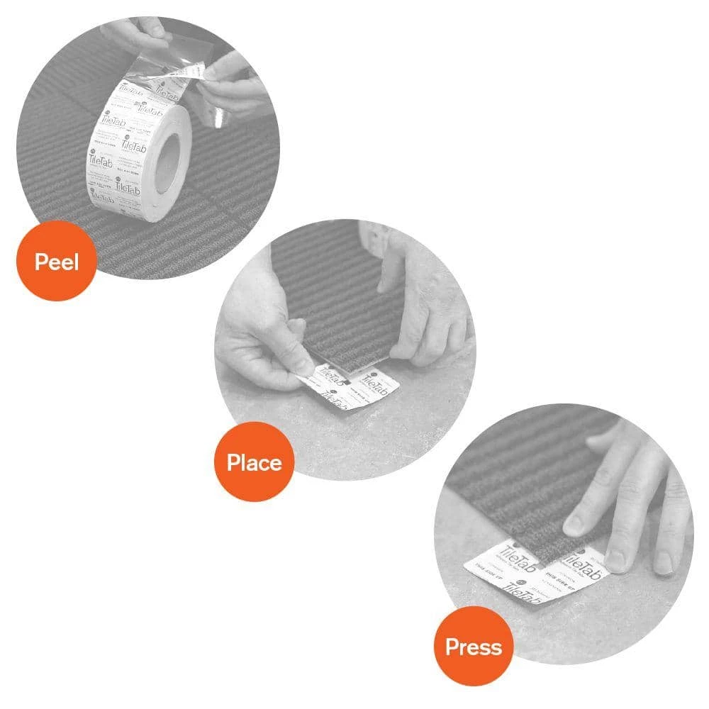 Designer Brown Commercial 24 in. x 24 Peel and Stick Carpet Tile (18 Tiles/Case) 72 sq. ft. by TrafficMaster - Image 5