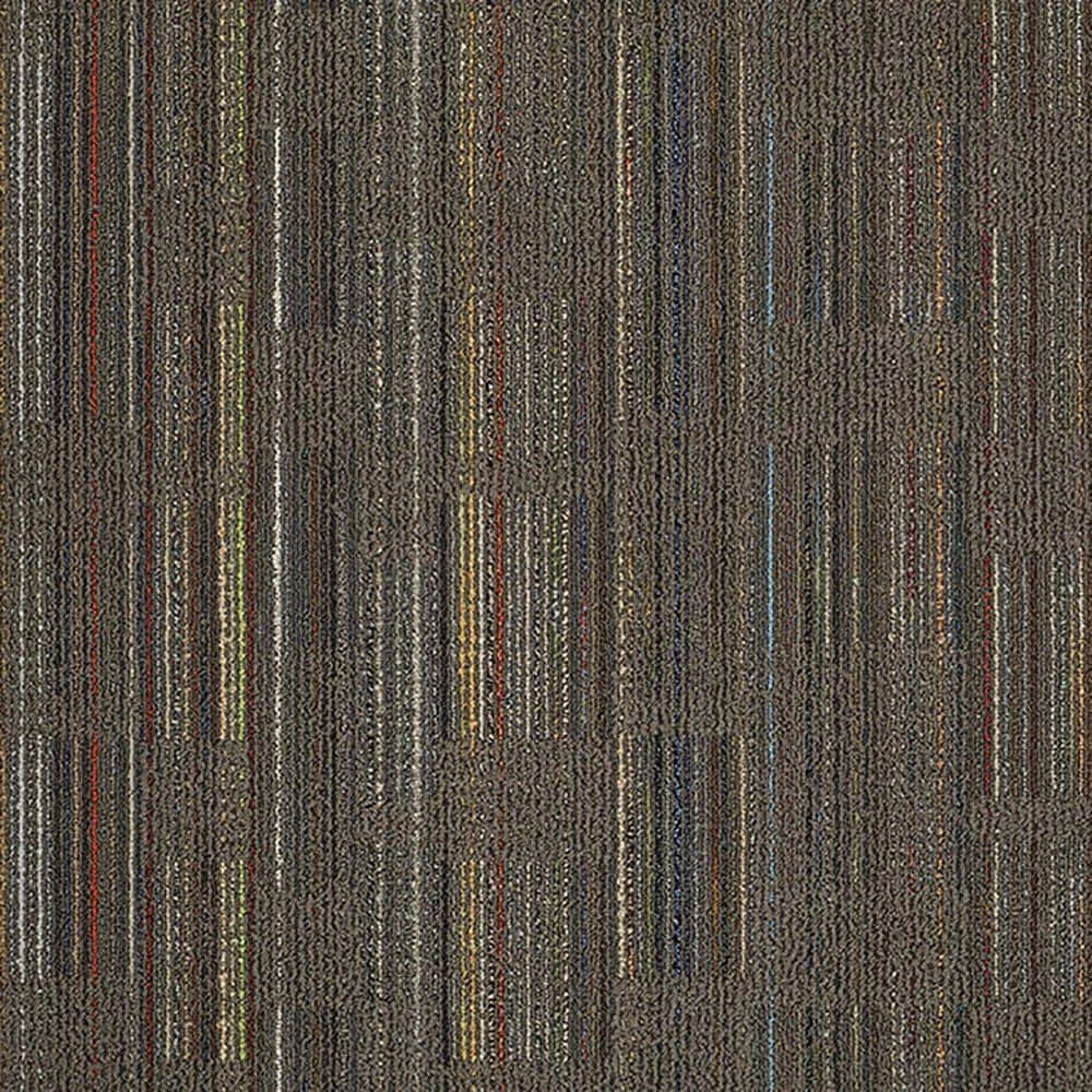 Designer Brown Commercial 24 in. x 24 Peel and Stick Carpet Tile (18 Tiles/Case) 72 sq. ft. by TrafficMaster