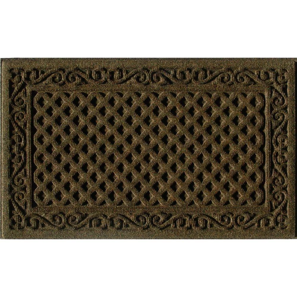 Brown 18 in. x 30 in. Door Mat by TrafficMaster