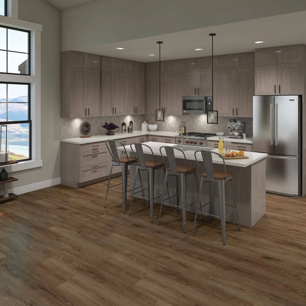 Cowley Creek Oak 8 mm Thick x 8.03 in. W x 47.64 in. L Water resistant Laminate Wood Flooring (21.26 sq. ft./Case) by TrafficMaster - Image 2