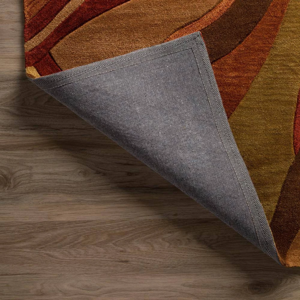 Ascot 16 Abstract Stripe Canyon 8 ft. x 10 ft. Area Rug by Addison Rugs - Image 3