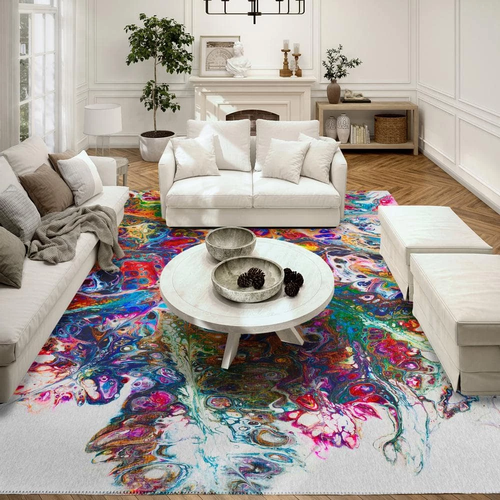 Copeland Carnival 8 ft. x 10 ft. Abstract Area Rug by Addison Rugs - Image 8