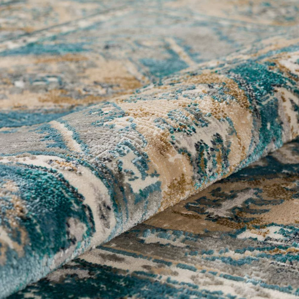 Gentry 22 Charcoal 1 Ft. 8 In. x 2 Ft. 6 In. Southwest Accent Rug by Addison Rugs - Image 8