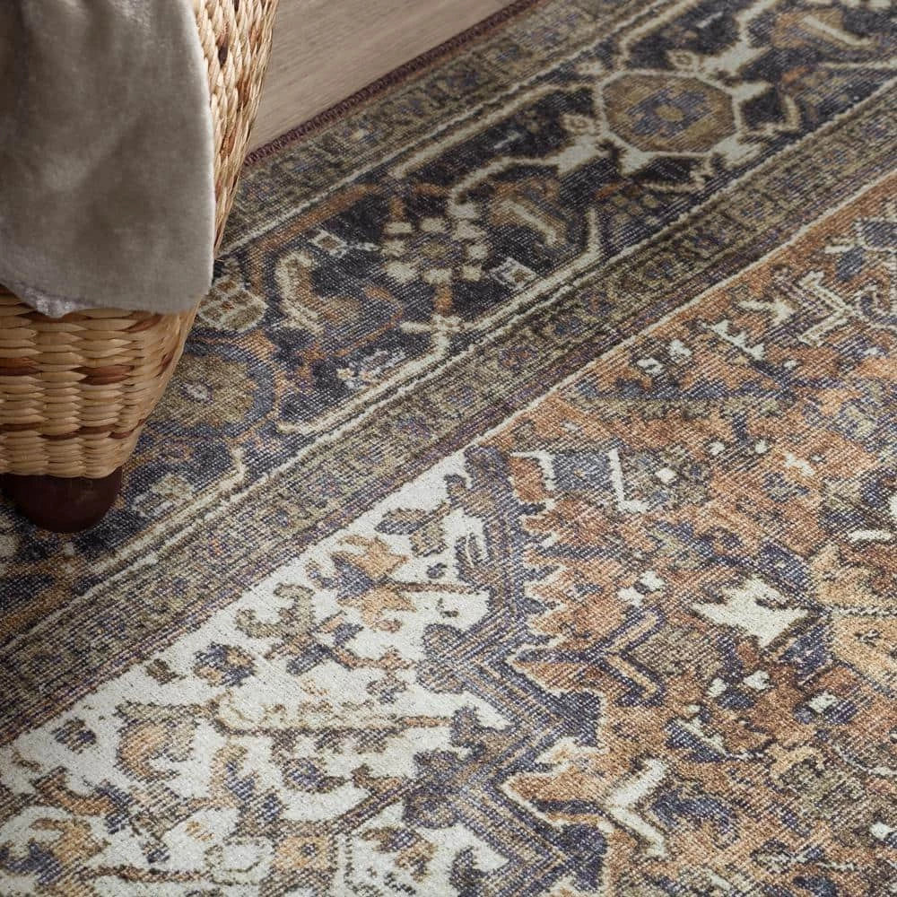 Athena 3 Chocolate 7 ft. 10 in. x 9 ft. 10 in. Area Rug by Addison Rugs - Image 2