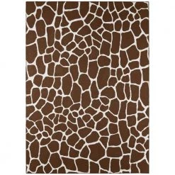 Kruger Chocolate 8 ft. x 10 ft. Animal Print Area Rug by Addison Rugs
