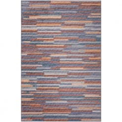 Modena Denim 10 ft. x 14 ft. Striped Area Rug by Addison Rugs