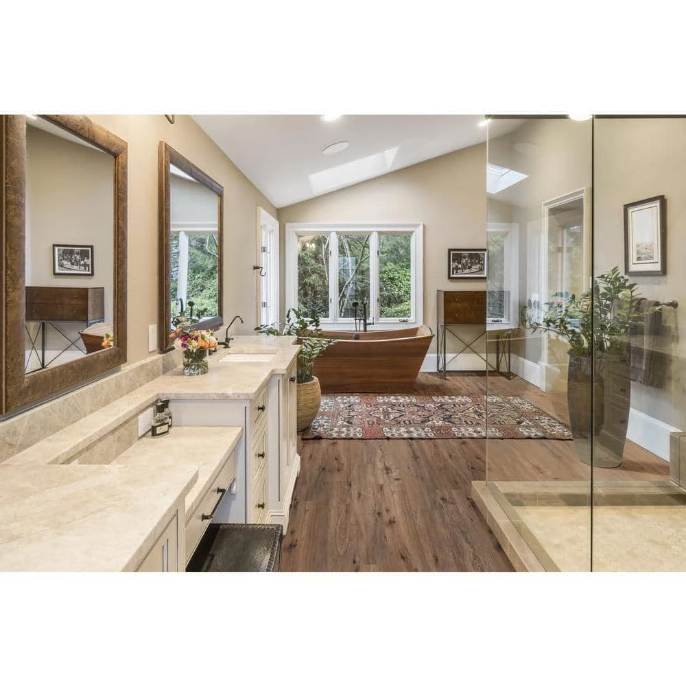 6 in. W x 36 in. L Edwards Oak Rigid Core Click Lock Luxury Vinyl Plank Flooring (32-case/768 sq. ft./pallet) by TrafficMaster - Image 2