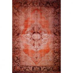 Athena 1 Ginger 7 ft. 10 in. x 9 ft. 10 in. Area Rug by Addison Rugs