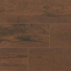 Glenwood Cherry 7 in. x 20 in. Ceramic Floor and Wall Tile (10.89 sq. ft. / case) by TrafficMaster