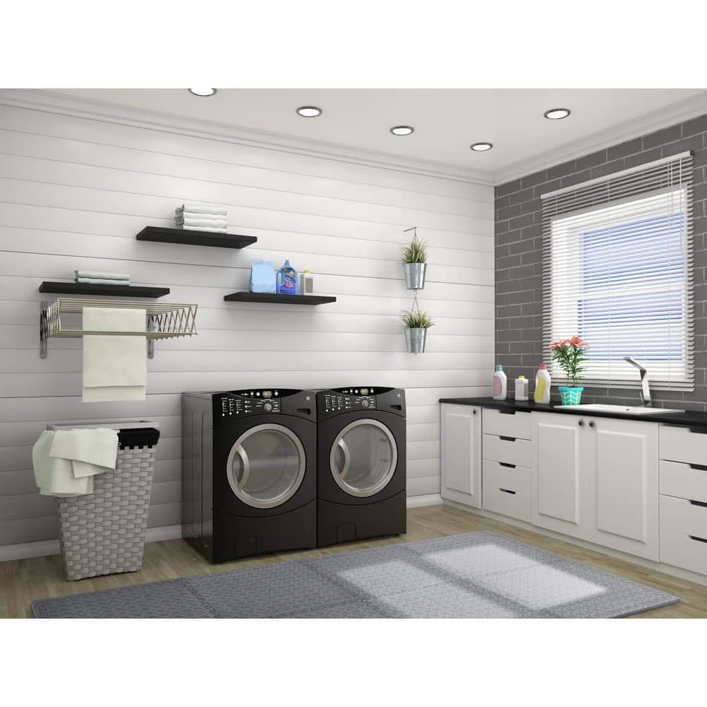 Gray 24 in. W x 24 in. L x 0.47 in. T Foam Interlocking Gym Floor Tiles (6 Tiles/Pack) (24 sq. ft.) by TrafficMaster - Image 2