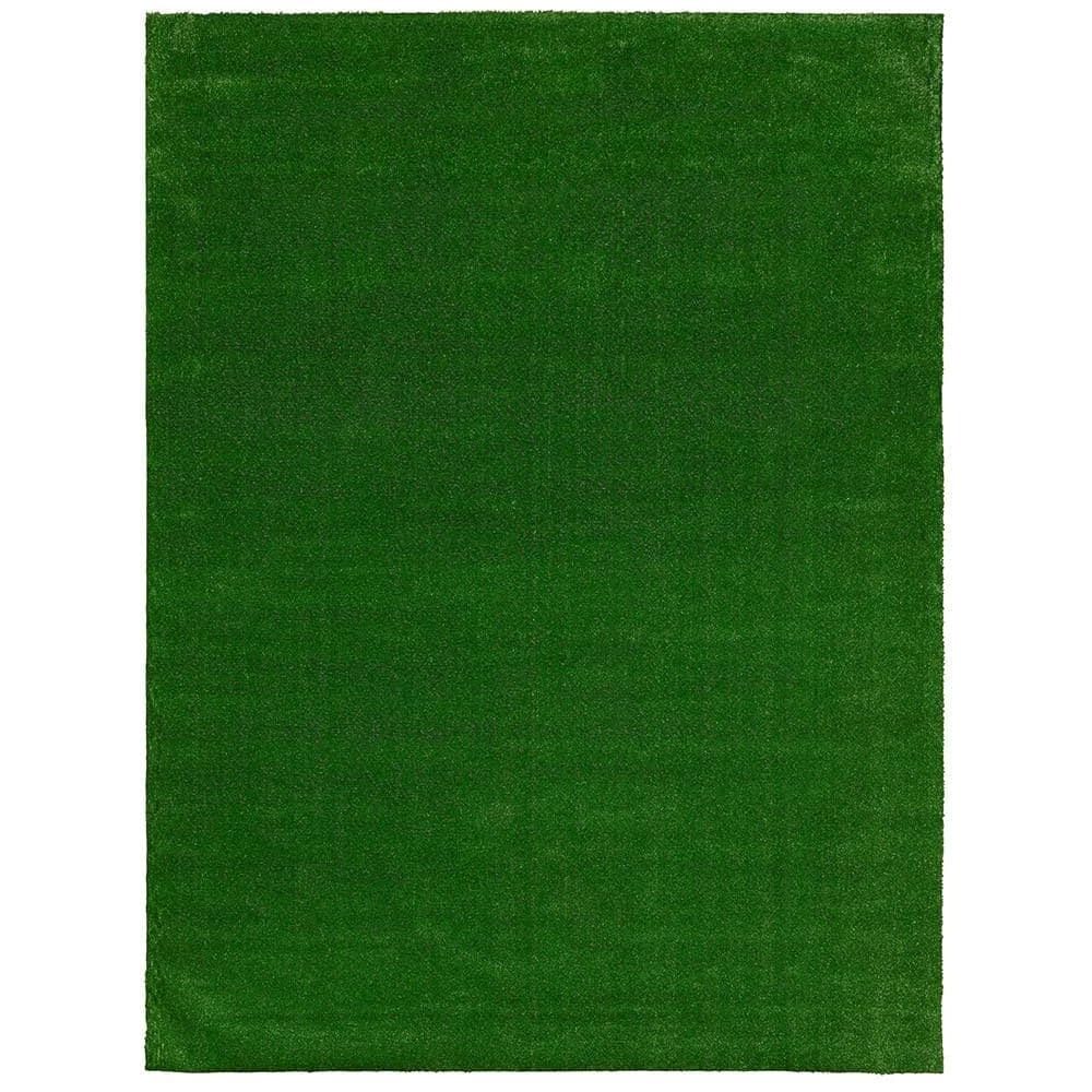 6 ft. x 8 ft. Green Artificial Grass Rug by TrafficMaster