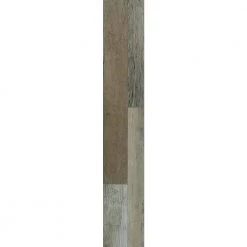 Grey Distressed Wood Multi-Width Look 6 in. x 36 in. Peel and Stick Vinyl Plank (36 sq. ft. / case) by TrafficMaster