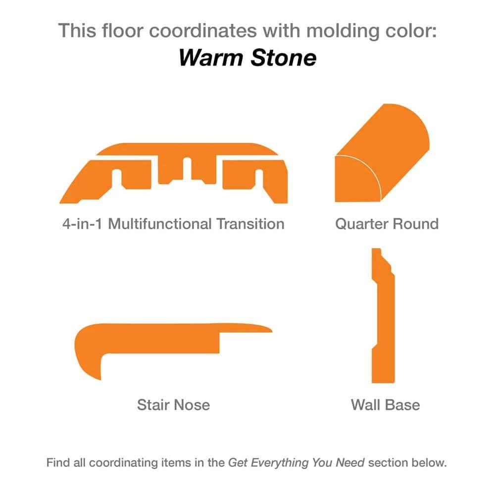 Grey Oak 7 mm T x 8.03 in. W Laminate Wood Flooring (23.91 sq.ft/Case) by TrafficMaster - Image 9