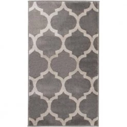 Seyward Grey 2 ft. 7 in. x 4 ft. Accent Rug by TrafficMaster