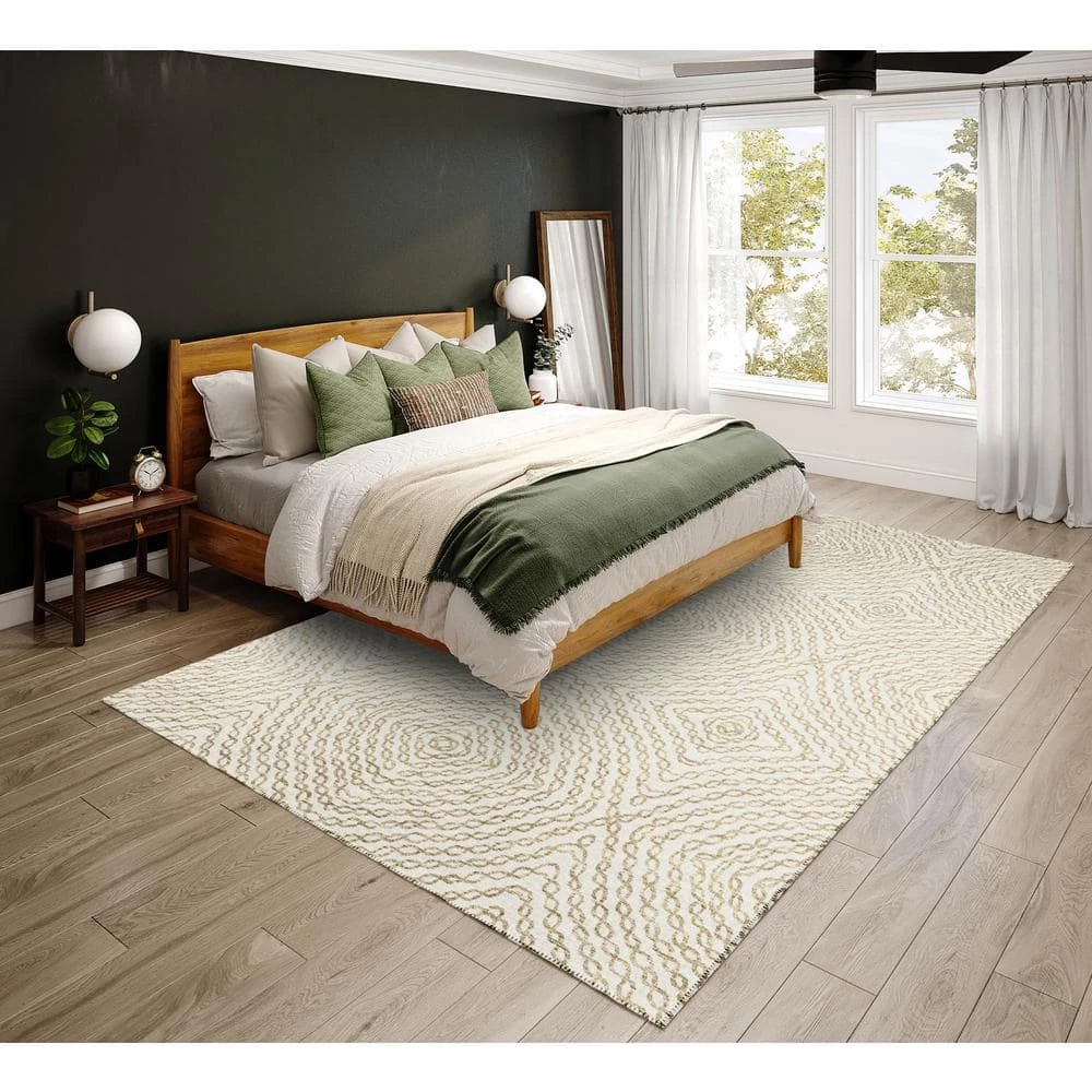 Evolve Ivory 9 ft. x 12 ft. Geometric Area Rug by Addison Rugs - Image 8