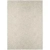 Evolve Ivory 9 ft. x 12 ft. Geometric Area Rug by Addison Rugs