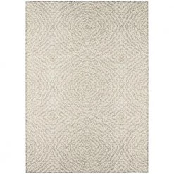 Evolve Ivory 9 ft. x 12 ft. Geometric Area Rug by Addison Rugs