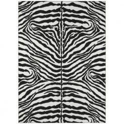 Kruger Ivory 10 ft. x 14 ft. Animal Print Area Rug by Addison Rugs