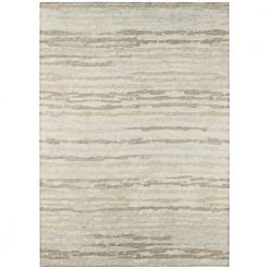 Evolve Linen 8 ft. x 10 ft. Stripe Area Rug by Addison Rugs