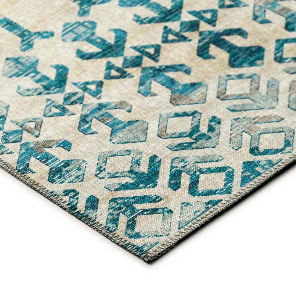 Evolve Linen 1 ft. 8 in. x 2 ft. 6 in. Aztec/Incan Accent Rug by Addison Rugs - Image 2