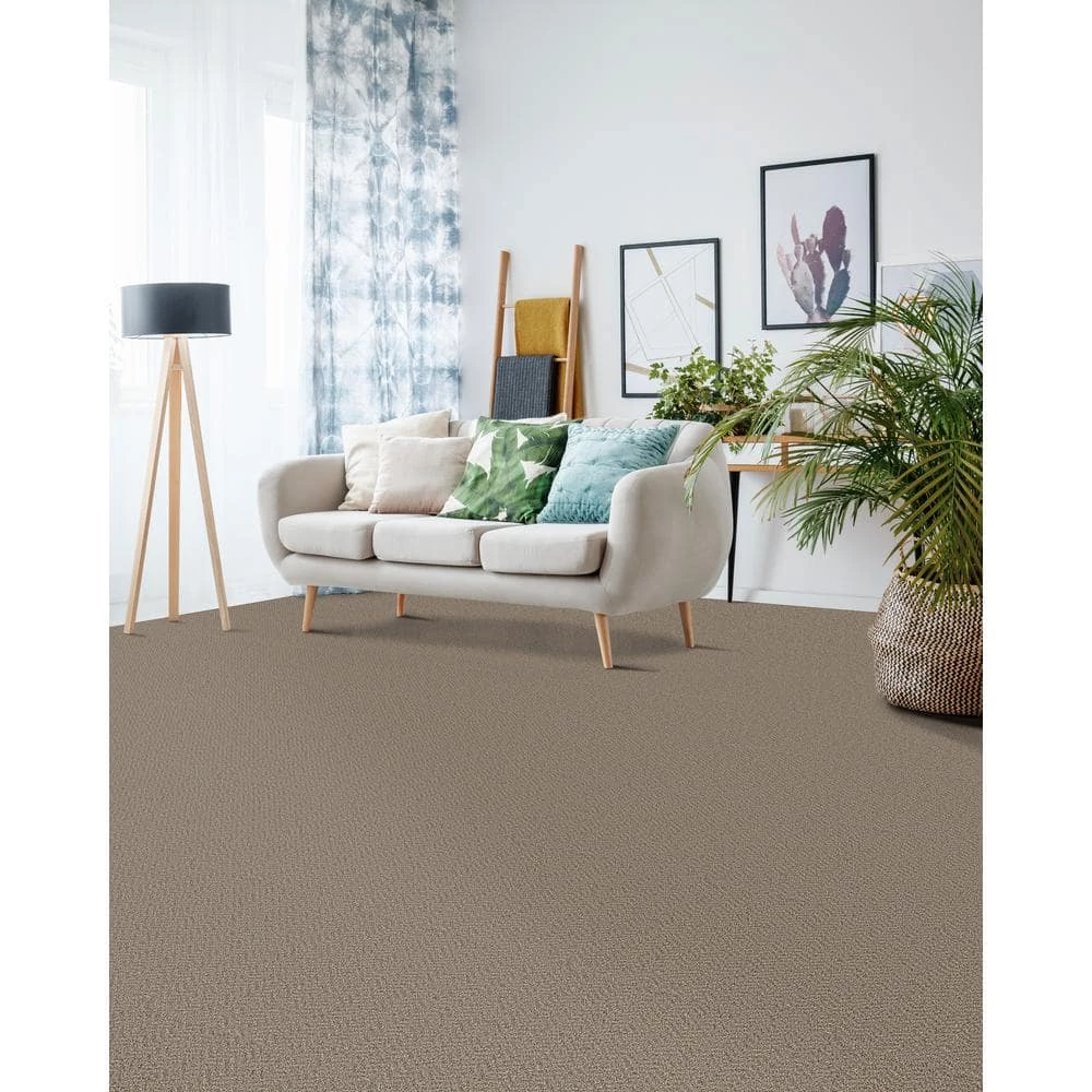Gallop - Color Maverick Indoor 12 ft. Texture Gray Carpet (1080 sq. ft./Roll) by TrafficMaster - Image 2