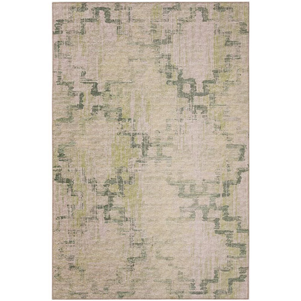 Modena Moss 10 ft. x 14 ft. Trellis Area Rug by Addison Rugs