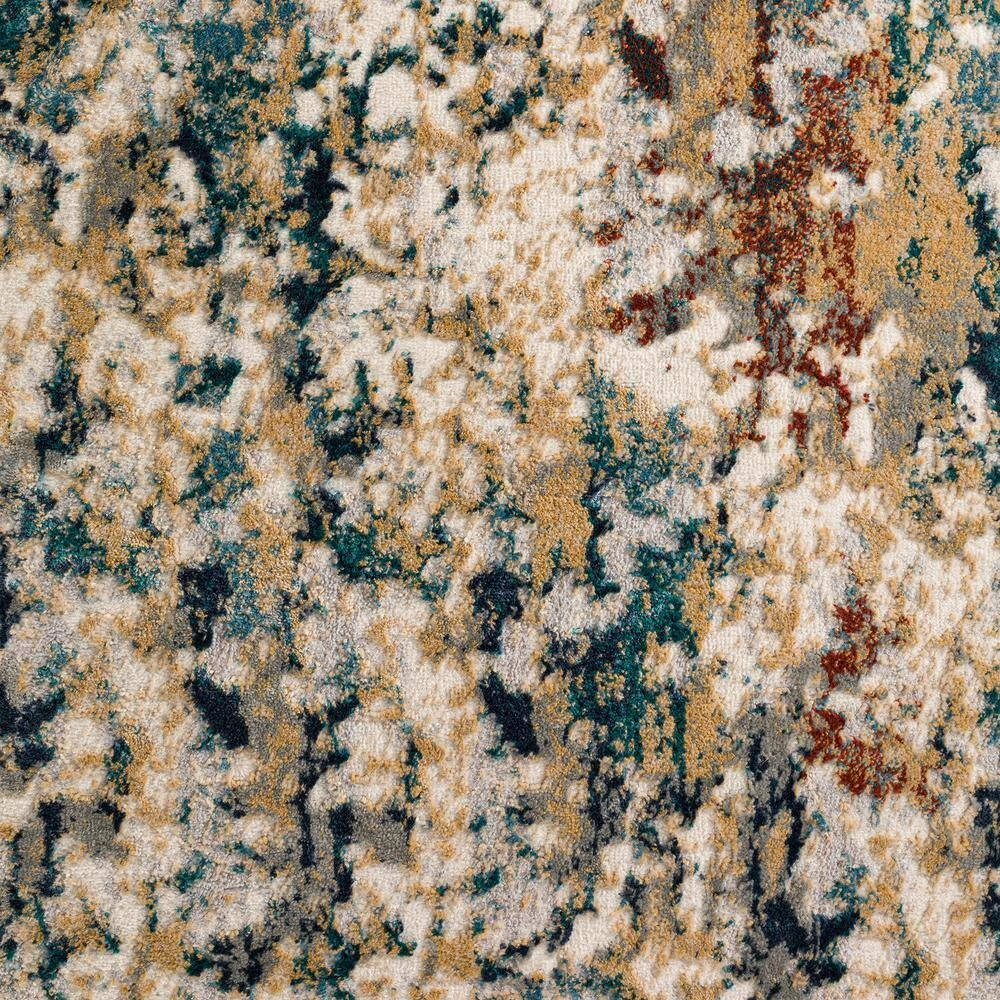 Gentry 26 Multi 9 Ft. 4 In. x 13 Ft. 2 In. Abstract Watercolor Area Rug by Addison Rugs - Image 5