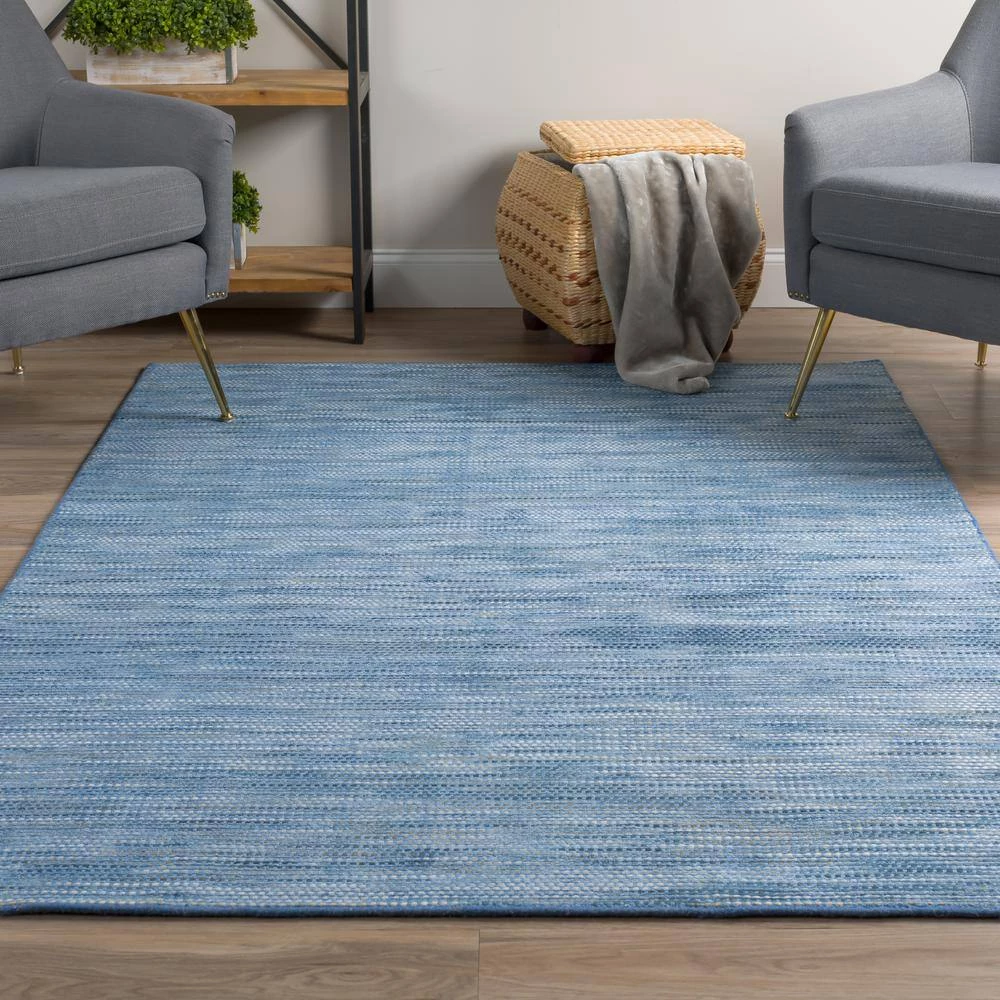Yuma 1 Navy 8 ft. x 10 ft. Area Rug by Addison Rugs - Image 7