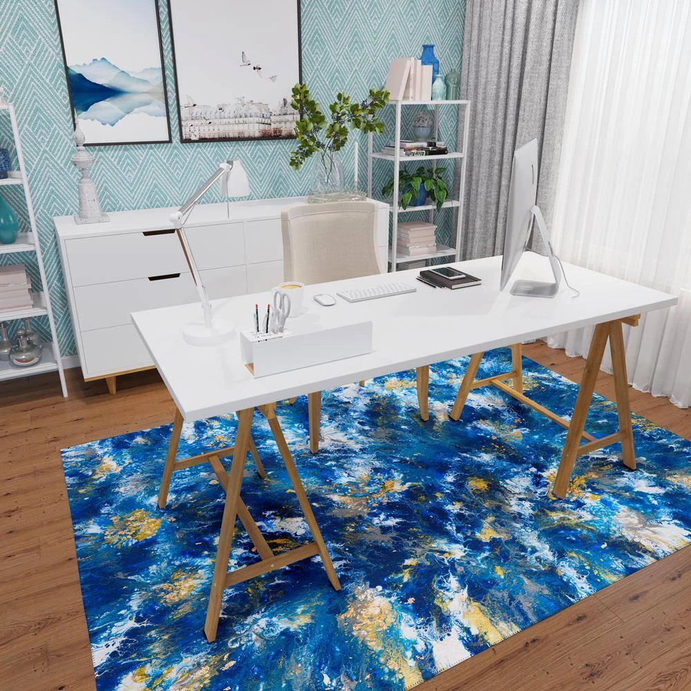 Copeland Pacifica 3 ft. x 5 ft. Abstract Area Rug by Addison Rugs - Image 8