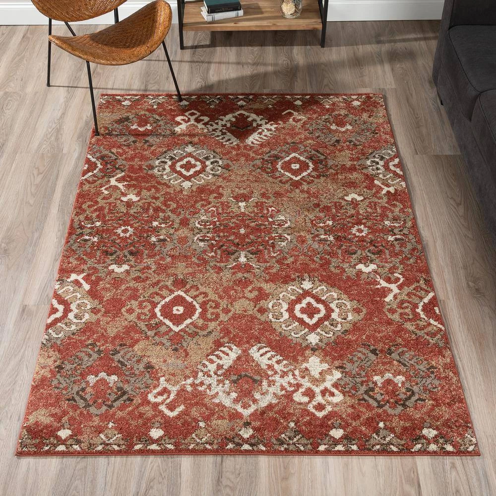 Richmond 10 Paprika 8 ft. 2 in. X 10 ft. Area Rug by Addison Rugs - Image 12