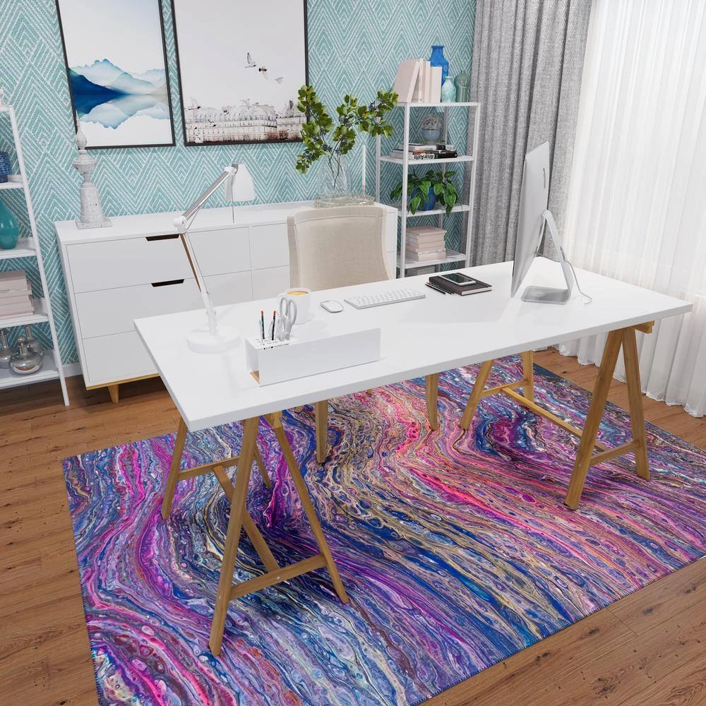 Copeland Passion 2 ft. 3 in. x 7 ft. 6 in. Abstract Runner Rug by Addison Rugs - Image 8