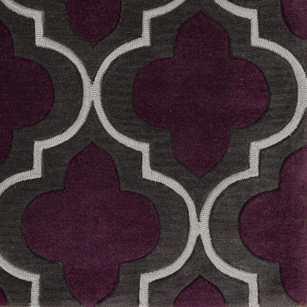 Tantamount 3 Morrocan Trellis Plum 9 ft. x 13 ft. Area Rug by Addison Rugs - Image 4