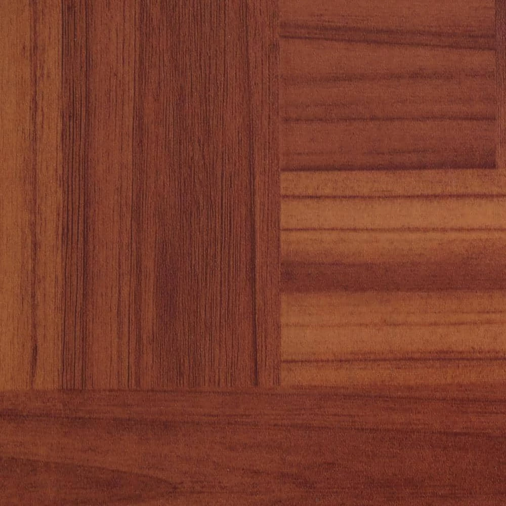 Red Oak Parquet 12 in. x 12 in. Peel and Stick Vinyl Tile Flooring (30 sq. ft. / case) by TrafficMaster - Image 4