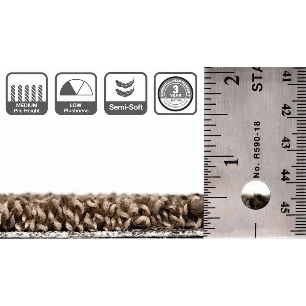 Field Day Brown Residential 18 in. x 18 Peel and Stick Carpet Tile (10 Tiles/Case) 22.50 sq. ft. by TrafficMaster - Image 5