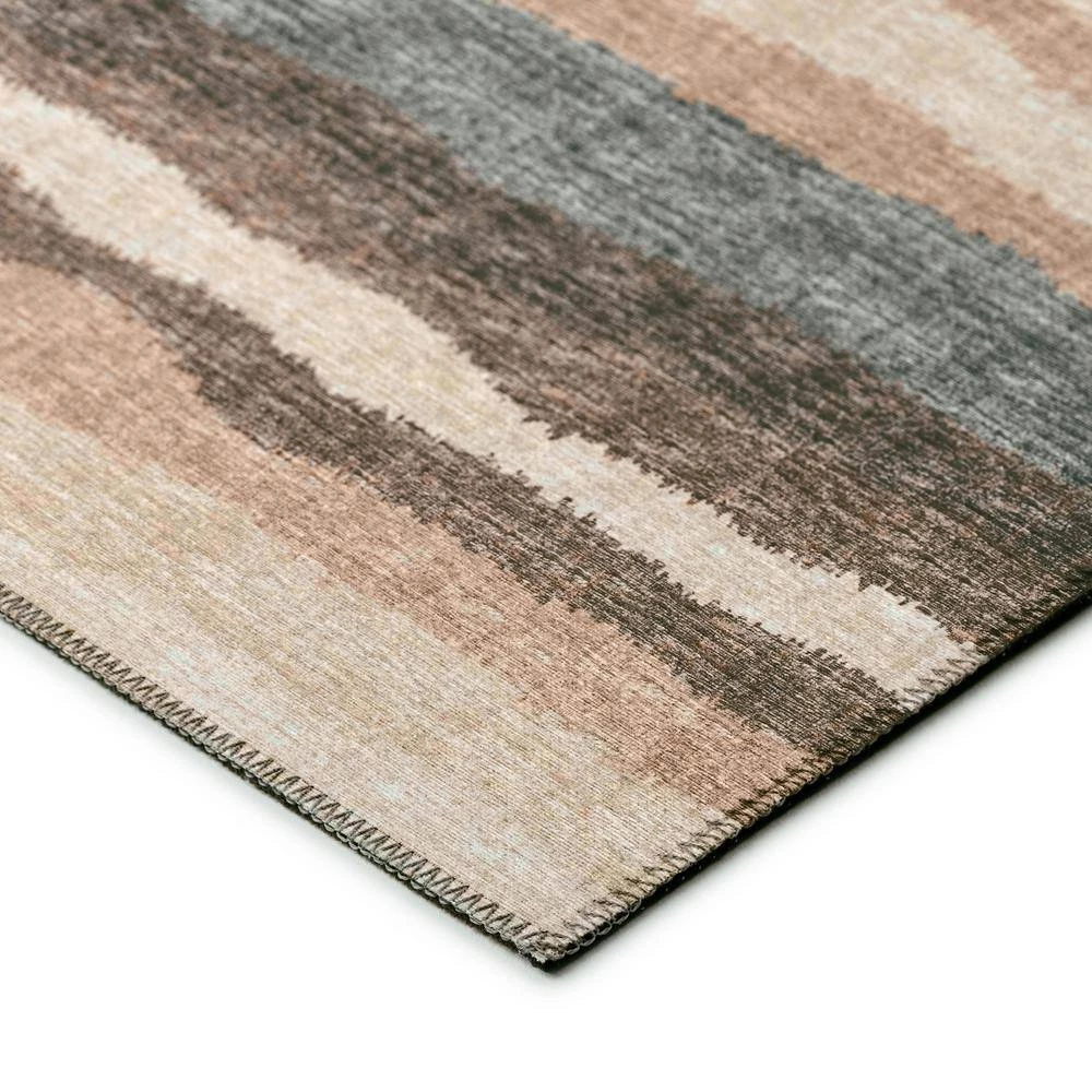 Evolve Sable 10 ft. x 14 ft. Striped Area Rug by Addison Rugs - Image 2