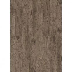 Saratoga 7.6 in. W Pewter Hickory Laminate Wood Flooring (24.17 sq. ft./case) by TrafficMaster