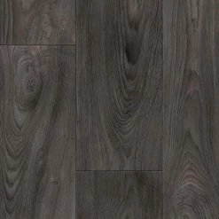 Scorched Walnut Charcoal Wood Residential Vinyl Sheet Flooring 12ft. Wide x Cut to Length by TrafficMaster