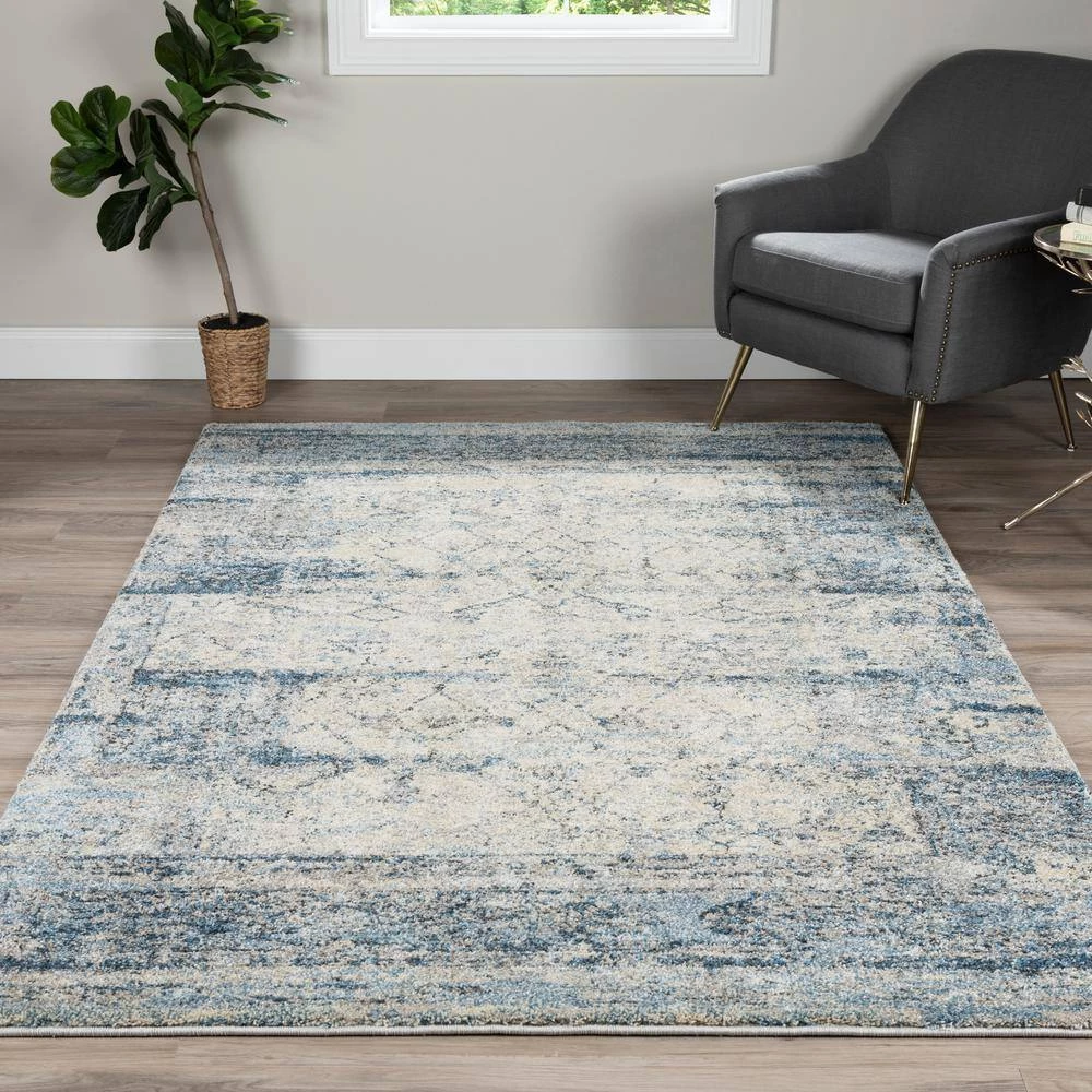 Benelli 5 Silver 3 ft. 3 in. x 5 ft. 3 in. Area Rug by Addison Rugs - Image 11